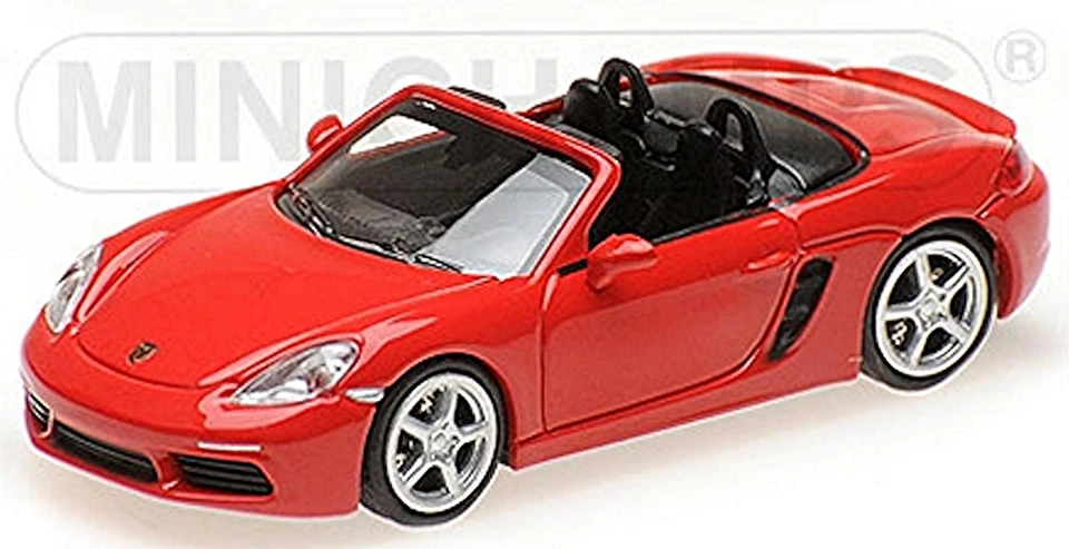 Porsche 718 Boxster Tipo 982 Roadster 2016-19 Rosso 1:87 Minichamps - Immagine 1 di 1
