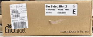 Bio Bidet Slim Two Electric Bidet Toilet Seat Elongated, Warm Water, Heated Seat - Picture 1 of 4