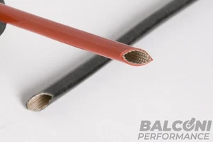 Gaine thermique silicone anti feu protéger câbles moteur voiture de la chaleur - Imagen 1 de 4