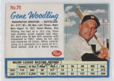 1962 Post Gene Woodling #71