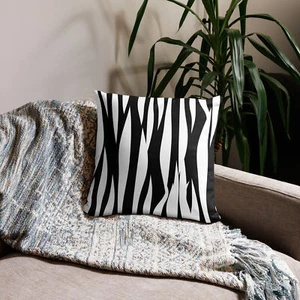zebra print Basic Pillow - Picture 1 of 2