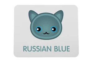 Russisch Blau Unterlage mit Katze Art-Dog - Bild 1 von 6