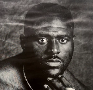 Poster vintage LEONARD MARSHALL New York Giants 16x20 bianco e nero - DANNI - Foto 1 di 5