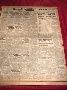 1926 St Louis Cardinals New York Yankees Historical Paper World Series - Picture 1 of 2
