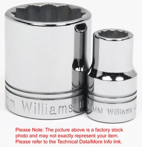 27mm 12Pt Shallow 1/2"Drive Supertorque High Polished Chrome USA Socket STM-1227 - Picture 1 of 1