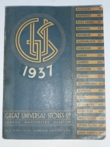 GROSSE UNIVERSAL STORES Ltd. Illustrierte Preisliste für 1937 - Mode/Einzelhandel - Bild 1 von 24