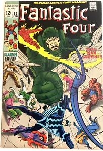 FANTASTIC FOUR. NUMBER 83. 1ST SERIES. FEB. 1969. JACK KIRBY-ART. FN/VFN. 7.0. - Picture 1 of 8