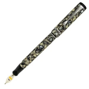 Conklin Duragraph Fountain Pen - Cracked Ice - Stub Point - CK71313 - New in Box - Picture 1 of 4