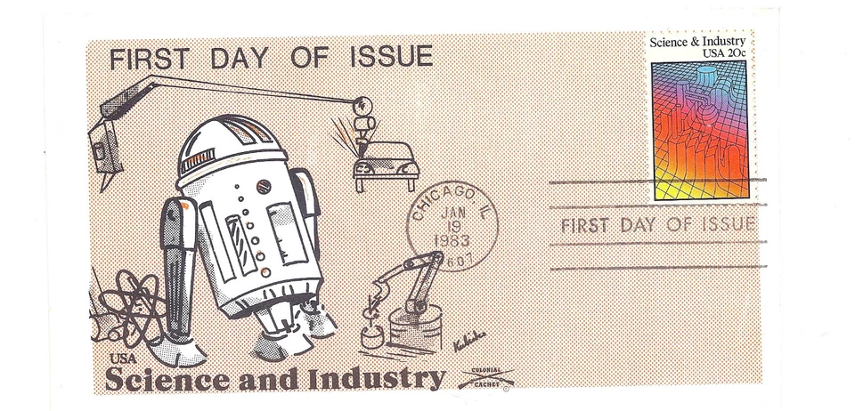 2031 Science & Industry, Colonial, FDC  - Image 1 of 1
