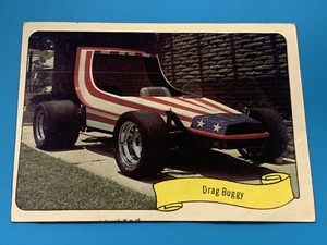 1974 Fleer Kustom Cars Drag Buggy Sticker Original RARE