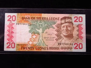 Sierra Leone 20 Leones 1984 World Currency Banknote Money h6123 - Picture 1 of 2