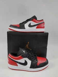 Jordan 1 Low "Bred Toe" Men's Size 10.5 - Picture 1 of 9