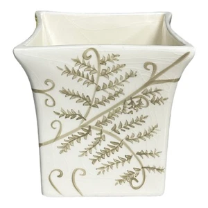 Bath & Body Works Ceramic Vase Planter Hand Painted Vintage Spring 2000 - Picture 1 of 8