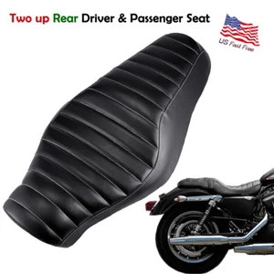 Asiento de conductor y pasajero trasero One Piece para Harley Davidson XL883N XL120 - Imagen 1 de 11