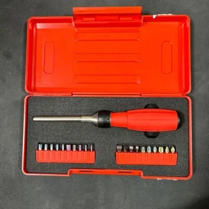 PB Swiss Tools Ratchet Driver Set 8510R-100 Set DIY Carpenter Repair Tool Red JP - Picture 1 of 5
