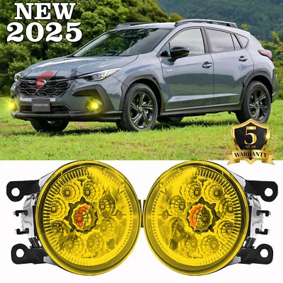 Pair Front Bumper Yellow LED Fog Light Driving Lamps For SUBARU LEGACY 2013-2014 - Изображение 1 из 4