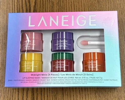 Laneige Midnight Minis 5 pc Limited Edition Lip Sleeping Mask FAST SHIP! New