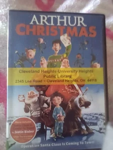 Arthur Christmas (DVD, 2011) Ex library. Tested and plays great. Overall good - Picture 1 of 4