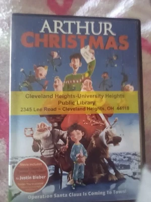 Arthur Christmas (DVD, 2011) Ex library. Tested and plays great. Overall good - Image 1 of 4