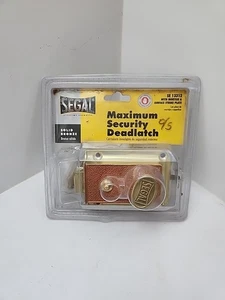 Segal SE 13312 Felgenriegel Maximale Sicherheit SCHLÜSSELSCHLOSS massiv Bronze NEU - Bild 1 von 3