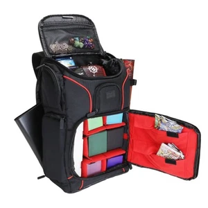 USA Gear Magic the Gathering Backpack with Customizable Interior (Red) - Picture 1 of 8