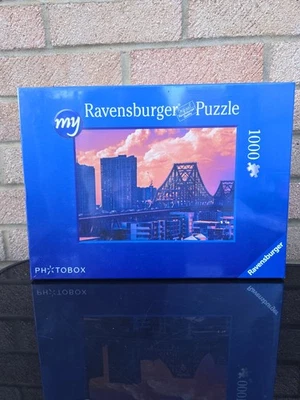 NEW Ravensburger 1000 Piece Jigsaw Puzzle Photobox Custom Skyline City Bridge - Image 1 of 4