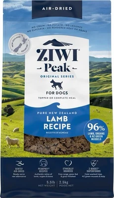 Ração seca ao ar para cachorros de cordeiro 5,5# Ziwi Peak - Imagem 1 de 4