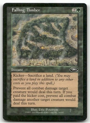 Falling Timber Planeshift MTG Heavily Played - Image 1 of 2