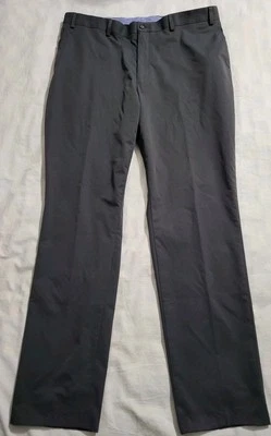 Hart Schaffner Marx Pants Dark Gray Performance Traveler 36W Polyester - Image 1 of 4