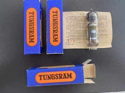 Tubo pentodo de tungsram PL83 / 15A6 / N153 / N309. NOS. Lote 3 piezas. Foto 1 de 2