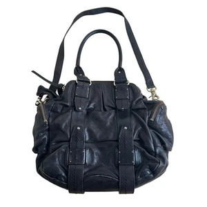 Schuler & Sons Schultertasche Philadelphia weiches Leder Hobo Style dunkelbraun - Bild 1 von 10