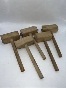 Juego de 5 herramientas de modelado de arcilla martillos de doble cabeza - Imagen 1 de 4