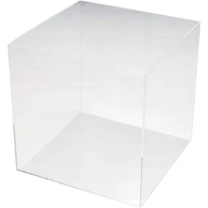 5-sided acrylic display box, square, 100 x 100 x 100 mm, ACB-101010 - Picture 1 of 1