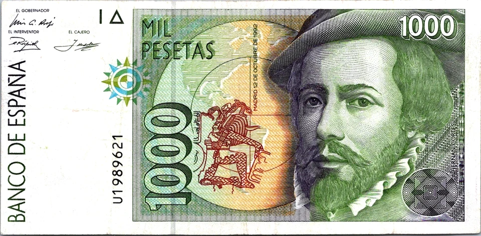 Spain 1000 Pesetas 1992 UNC Pick 163 - Image 1 of 3