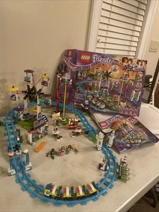 LEGO FRIENDS: Amusement Park Roller Coaster (41130) w/ manual & box Missing 1 - Picture 1 of 14