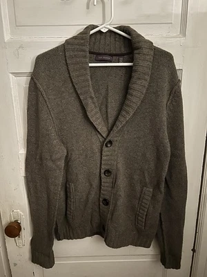 Cárdigan Ted Baker suéter con botones tostado para hombre talla 3 usado en excelente estado cuello chal Foto 1 de 4
