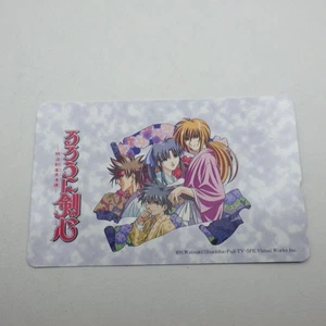 Tarjeta telefónica japonesa Rurouni Kenshin Kaoru Sanosuke Yahiko Nobuhiro Watsuki - Imagen 1 de 6
