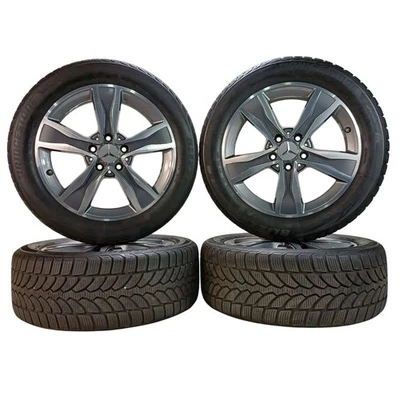 Winterräder 4x Original Mercedes C 205 17 Zoll A2054010800 Bridgestone 3,4-5,4mm - Bild 1 von 4