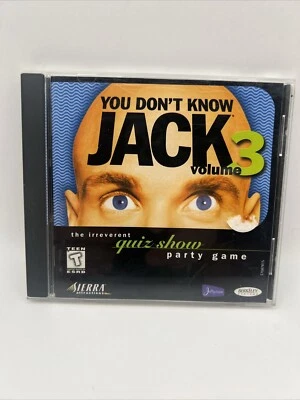 You Don't Know Jack: Volume 3 (PC, 1997) The Irreverent Quiz Show Party Game, GC - Image 1 of 4