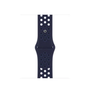 Oryginalny pasek sportowy Apple Watch Nike 41mm Midnight Navy/Mystic Navy - Zdjęcie 1 z 2