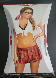 Women's Adult Dreamgirl Homeroom Hottie 5-pc Outfit Costume 11046 ONE SIZE New! - Picture 1 of 2