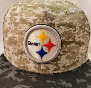 New Era 59Fifty Camo Mütze Pittsburgh Steelers Gr. 7 Baseball Cap - Bild 1 von 11