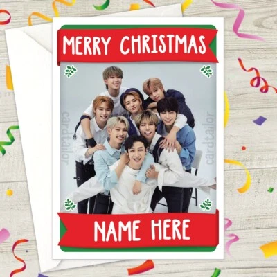 CARDTAILOR STRAY KIDS Personalised CHRISTMAS Card - xmas holiday kpop skz felix bang chan