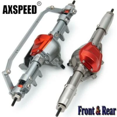TFL CNC Metal Front Rear Axle Kits For 1/10 Scale Axial SCX10 RC Crawler Car - Image 1 of 4