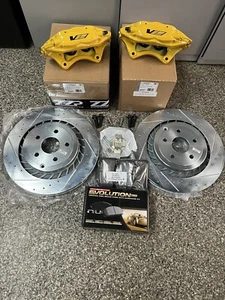 2008-09 Pontiac G8 Yellow Brembo Rear Caliper Brake kit. 2014-17 Chevy SS - Picture 1 of 4