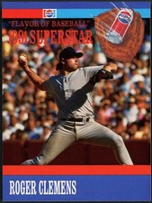 1991 Pepsi Superstar Roger Clemens #6 Boston Red Sox