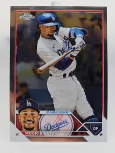2023 Topps Chrome Baseball #150 Mookie Betts Los Angeles Dodgers Trading Card - Picture 1 of 2