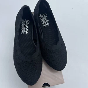 Skechers Cleo 2.0 Love Spell 158343 Flats, Women's Size 8, Black Used - Picture 1 of 3