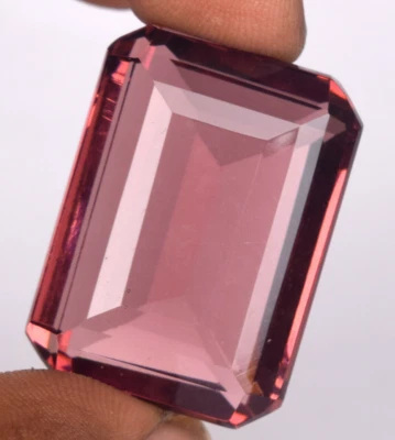 Large Alexandrite 48.60 Ct Emerald Faceted Cut Loose Gemstone for Ring & Pendant - Image 1 of 4