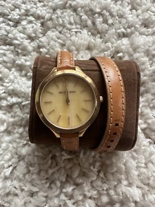 Orologio Michael Kors donna MK2347 oro rosa pelle acrilica corno quadrante avvolgente - Foto 1 di 8